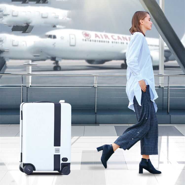 Valise Cabine Rigide – Voyagez avec Style & Confort Intelligent Electric Luggage Automatically Follows The Lever