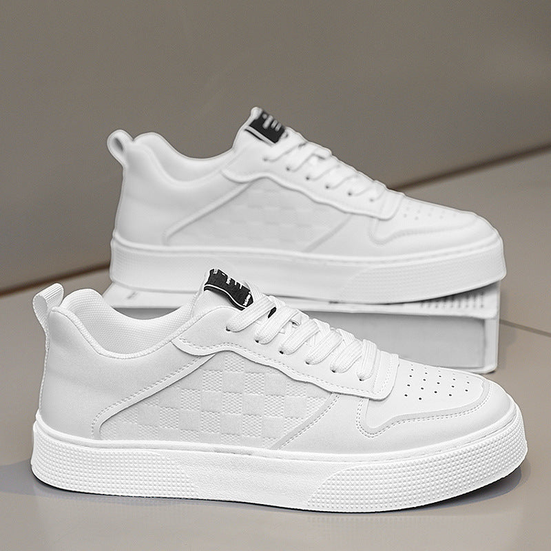 Baskets Blanches Unisex – Sneakers Tendance Confortables – Chaussures Casual Streetwear Homme/Femme