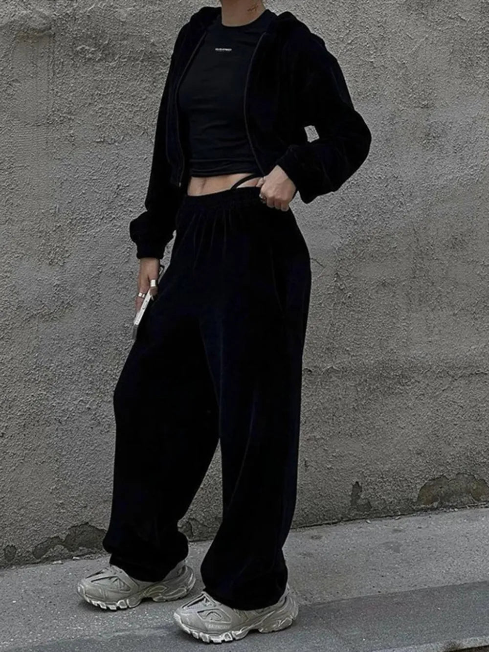 Ensemble Voyage Luxe Femme – Gris Clair Minimaliste