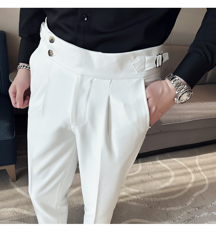 Pantalon de Costume Slim-Fit Élégant – Haute Qualité