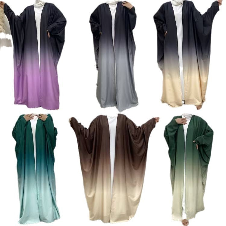 ABAYA ROUGE & BLANC – RAFFINEMENT ET MODERNITÉ