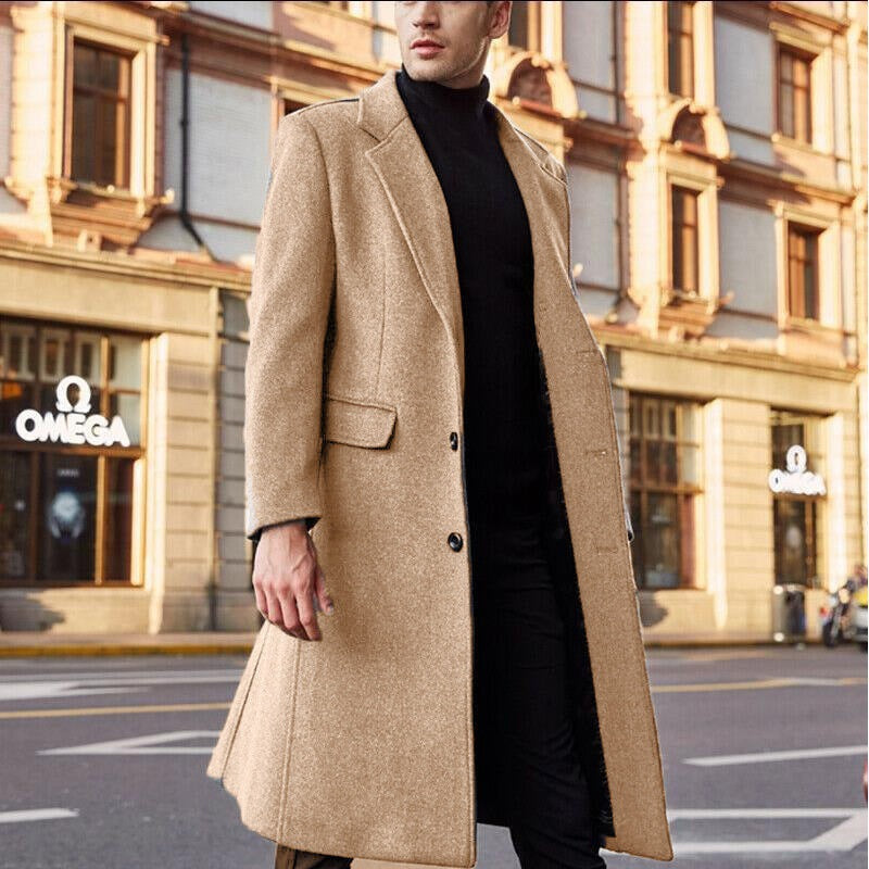 Manteau Long Homme – Élégance Urbaine
