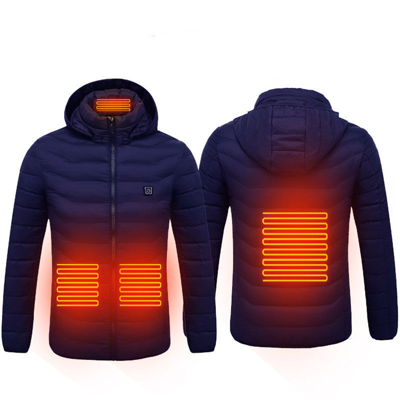 Doudoune chauffante USB – Veste thermique unisexe avec 3 niveaux de chaleur