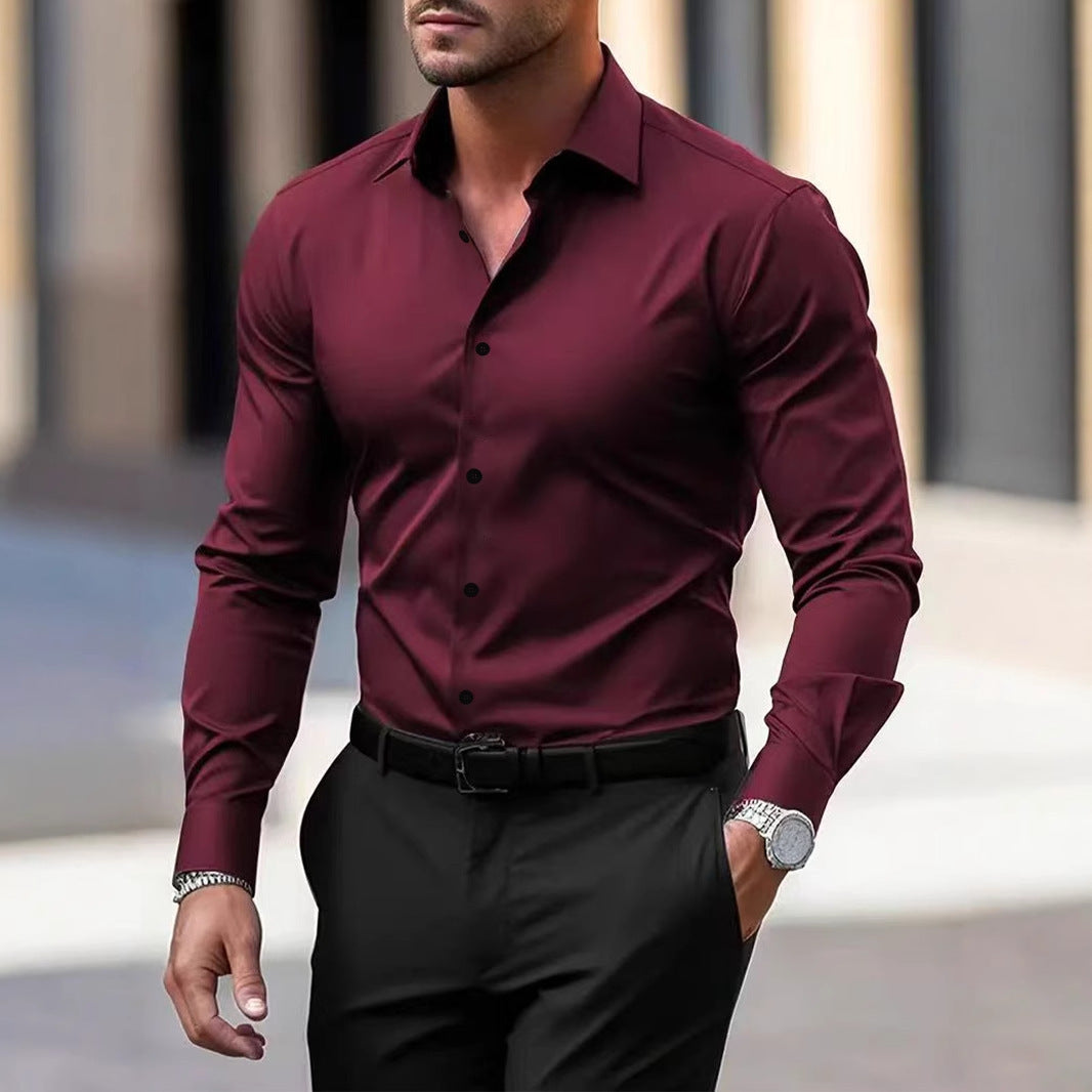 Chemise homme slim fit – Élégance et confort en plusieurs couleurs
