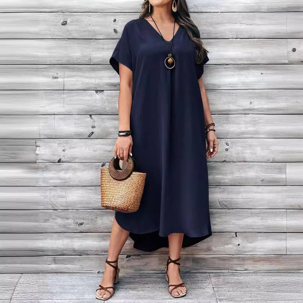 Robe fluide grande taille été – Élégance bohème chic tendance 2025