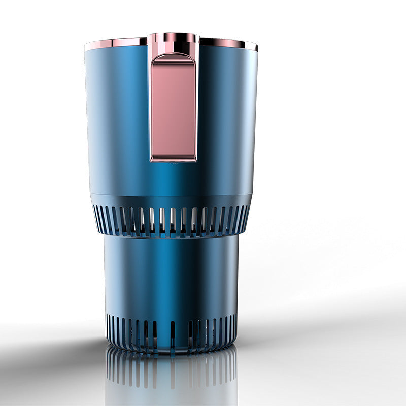 Mini Réfrigérateur & Chauffe-Tasse 2-en-1 Voiture – USB 12V, Affichage LED Température