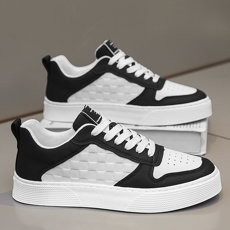 Baskets Blanches Unisex – Sneakers Tendance Confortables – Chaussures Casual Streetwear Homme/Femme