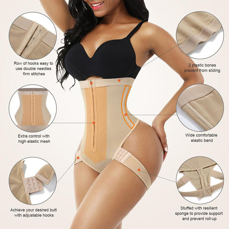 Body Sculptant 4-en-1 – Taille Haute, Fesses Galbées & Push-Up