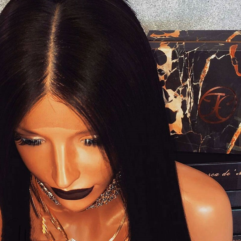 Perruque Lace Front Longue Lisse – Effet Naturel & Glamour