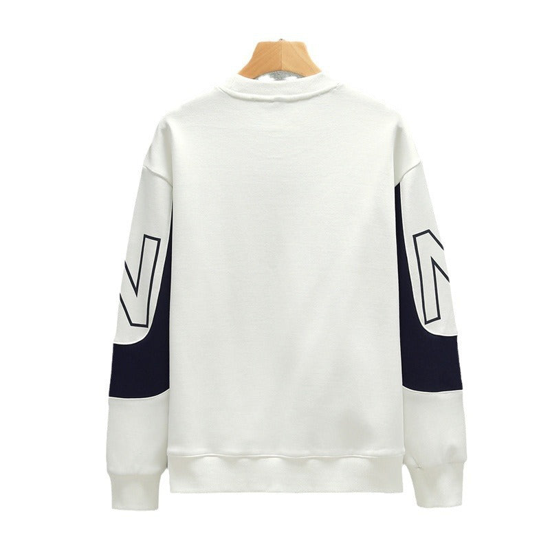 Sweat homme AUTHENTIC manches contrastées, coupe street tendance 2025