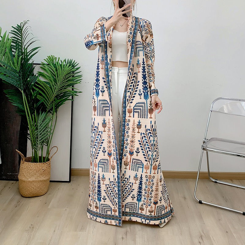 Robe Longue Fluide à Imprimé Floral – Style Bohème Chic Coloré