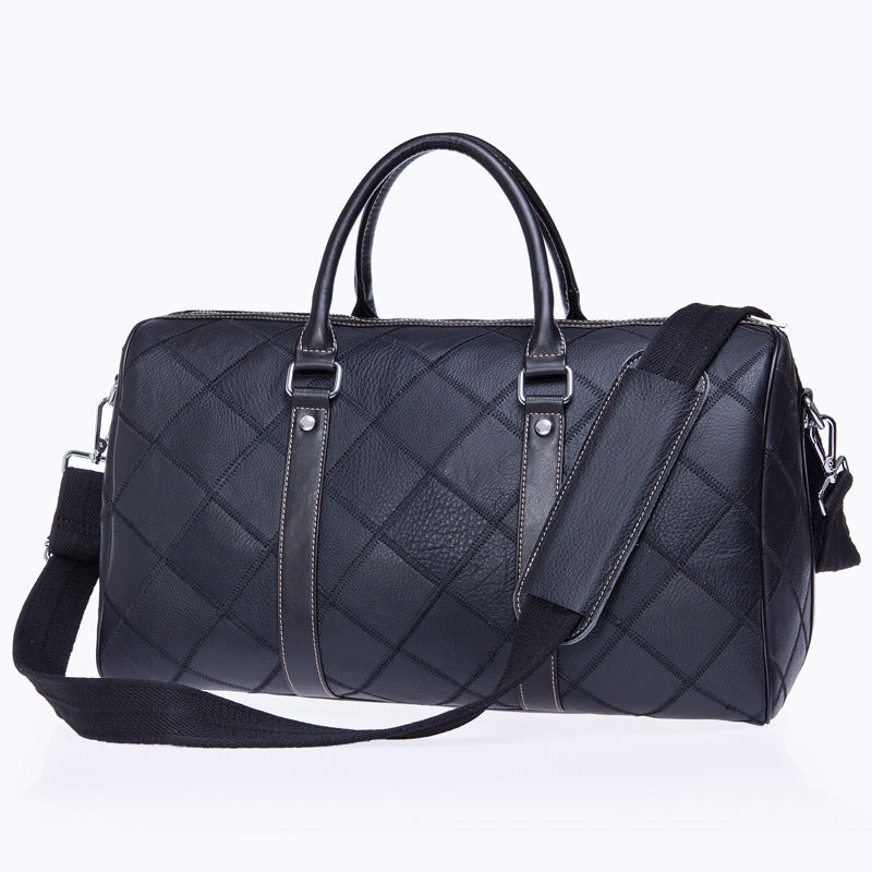 Sac de Voyage Homme en Cuir Véritable – Grande Capacité & Élégance