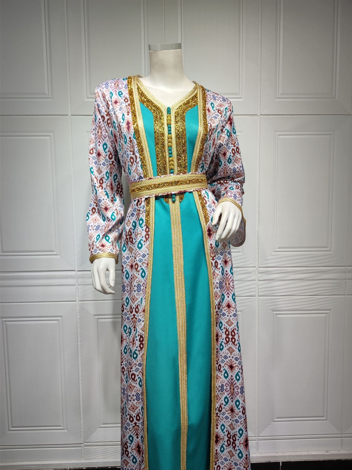 Ensemble Luxe Deux Pièces Femme – Style Saoudien & Dubaï
