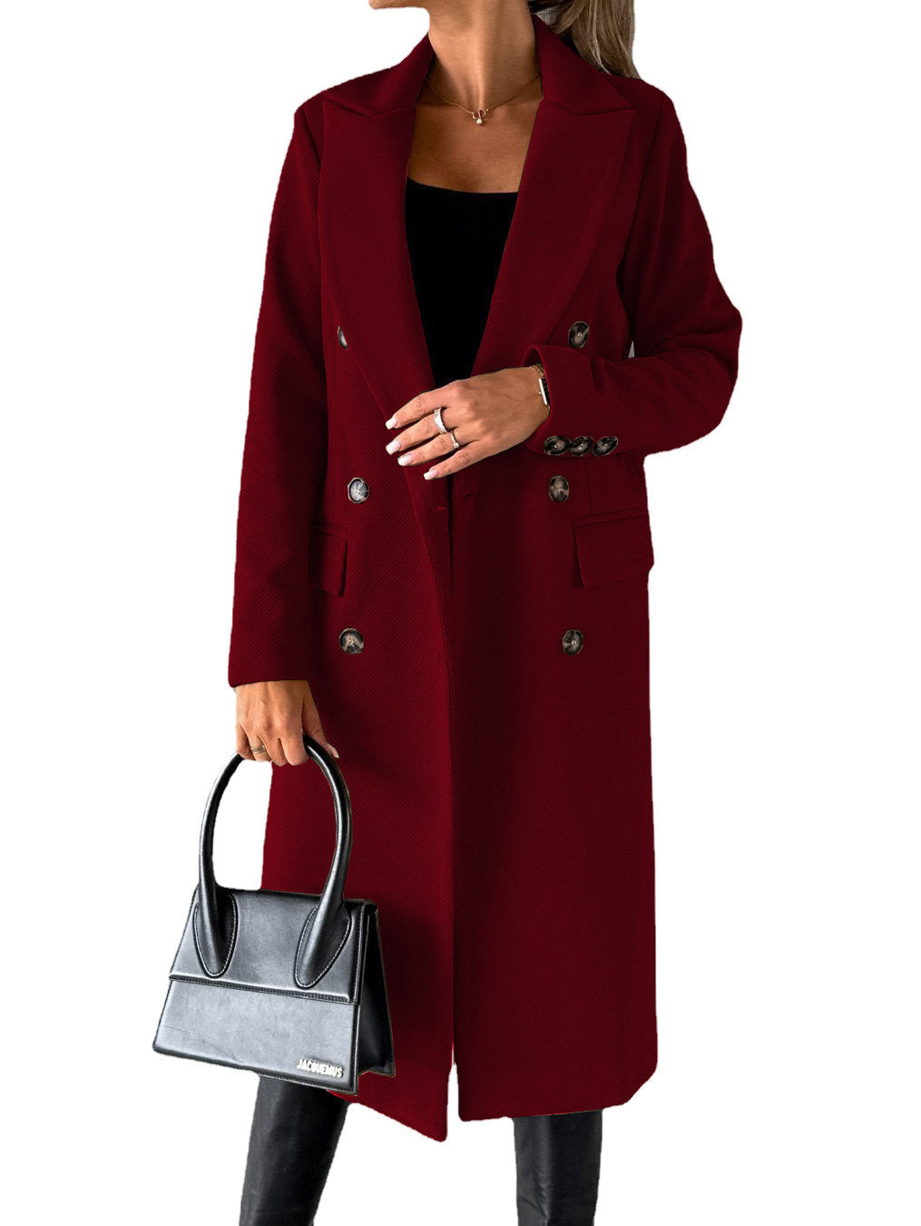 Manteau Long Élégant Femme – Automne & Hiver