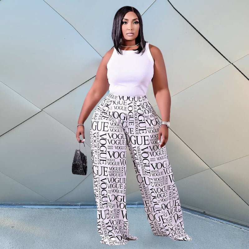 Pantalon Palazzo “Vibe Urbaine” – Taille Haute & Ultra Confort