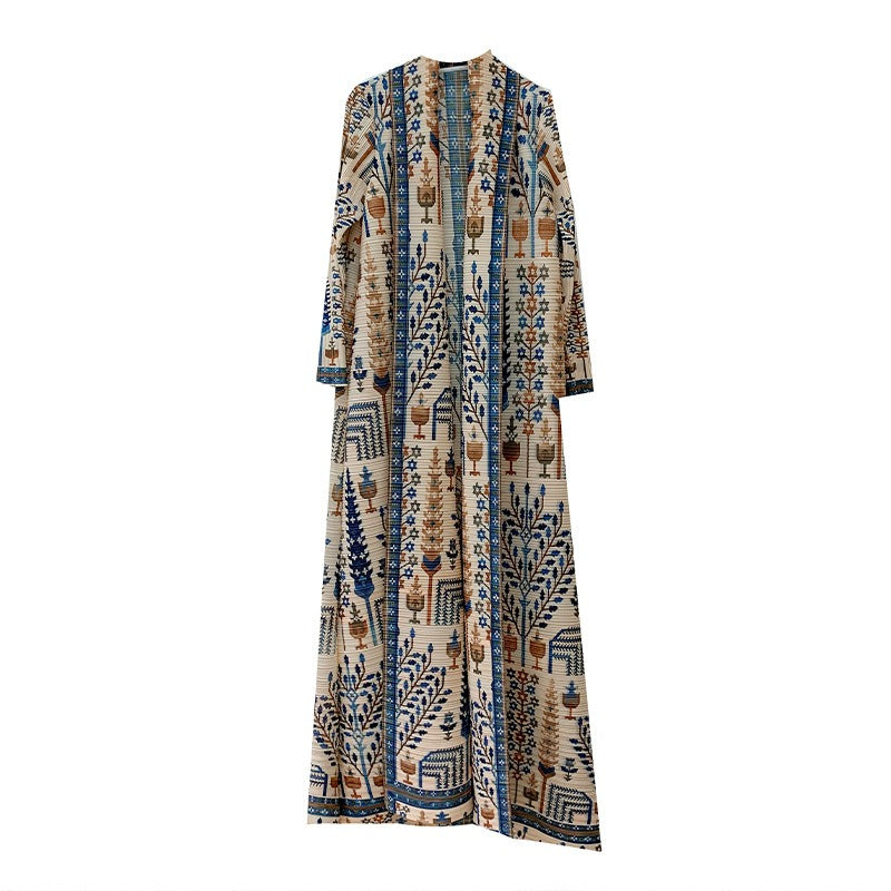 Robe Longue Fluide à Imprimé Floral – Style Bohème Chic Coloré