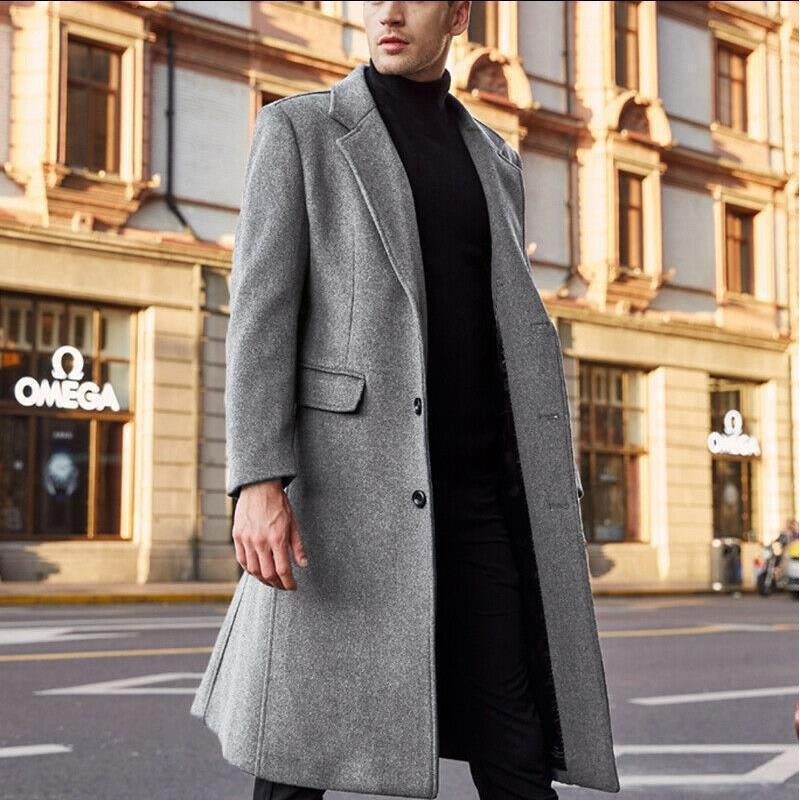Manteau Long Homme – Élégance Urbaine