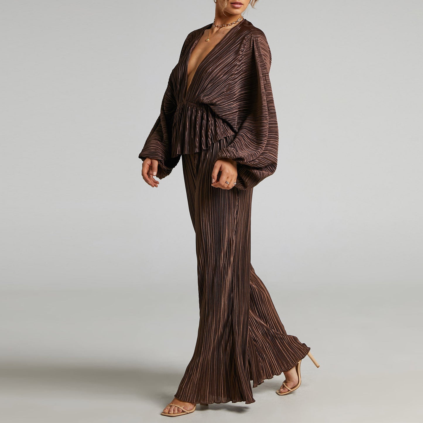 Ensemble Plissé Femme 2 Pièces – Chic & Confort