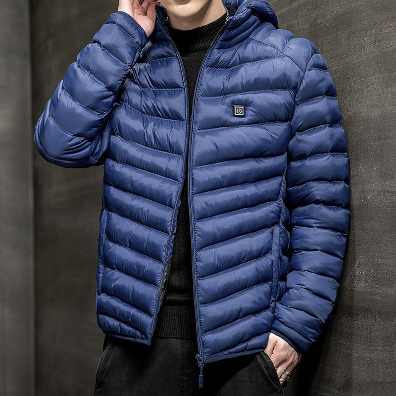 Doudoune Homme Hiver Ultra Légère & Chaude – Style Urbain avec Capuche