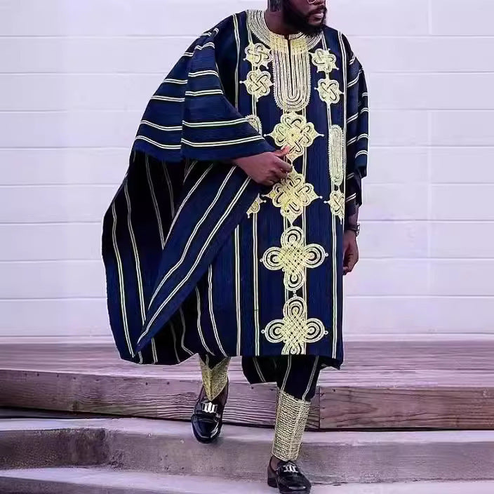 Tenue Africaine Royale Homme | Élégance Traditionnelle & Style Prestige