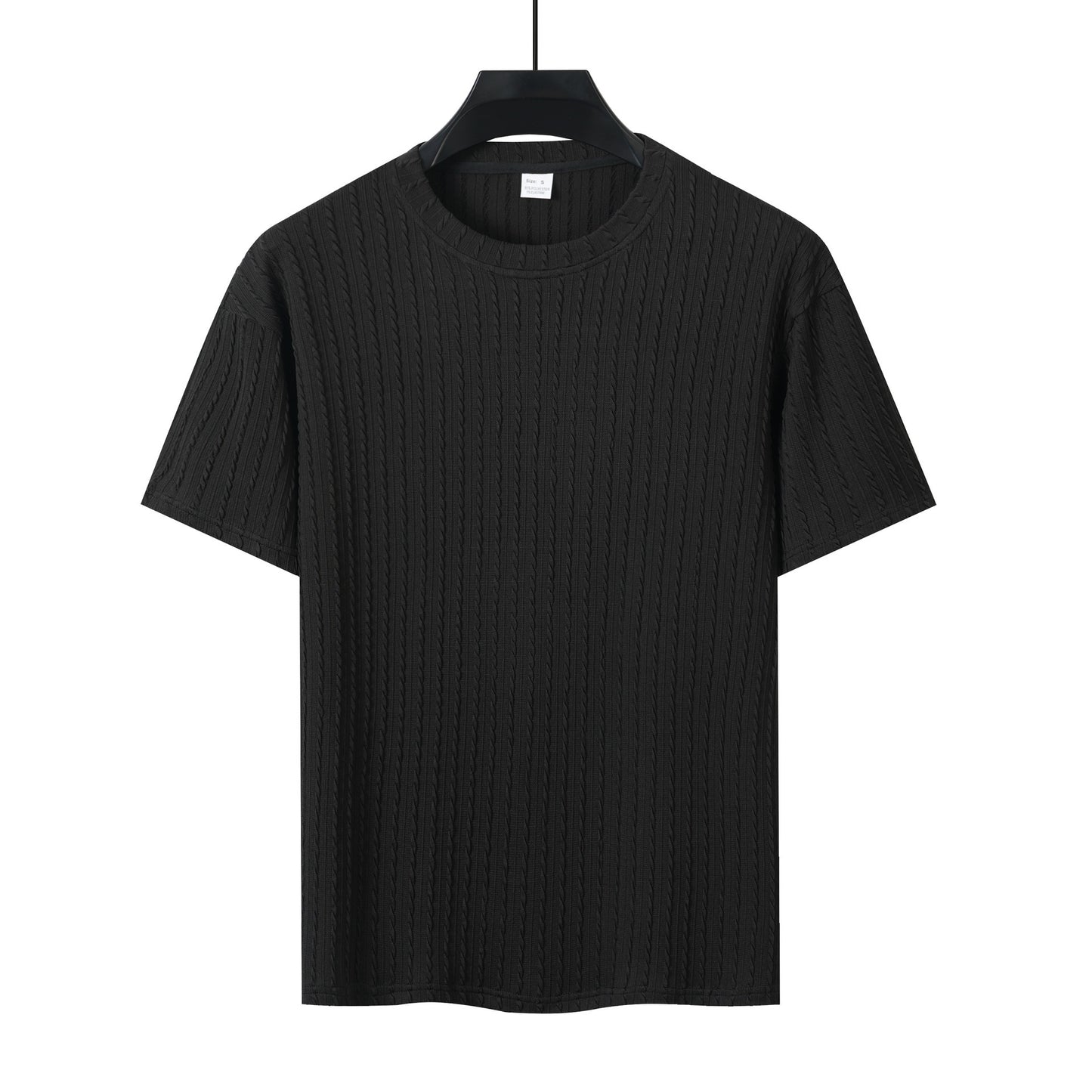 Ensemble Homme Décontracté Été - T-shirt Col Rond & Short Motif Rayé | Look Sport & Tendance 2025