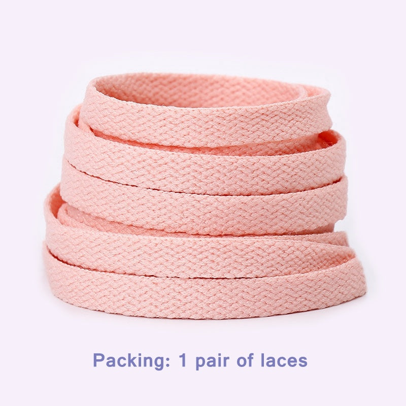 Lacets colorés pastel – Accessoire mode sneakers tendance TikTok