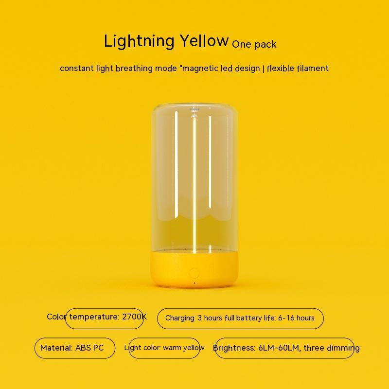 New Lampe LED design portative – Éclairage décoratif moderne rechargeable USB