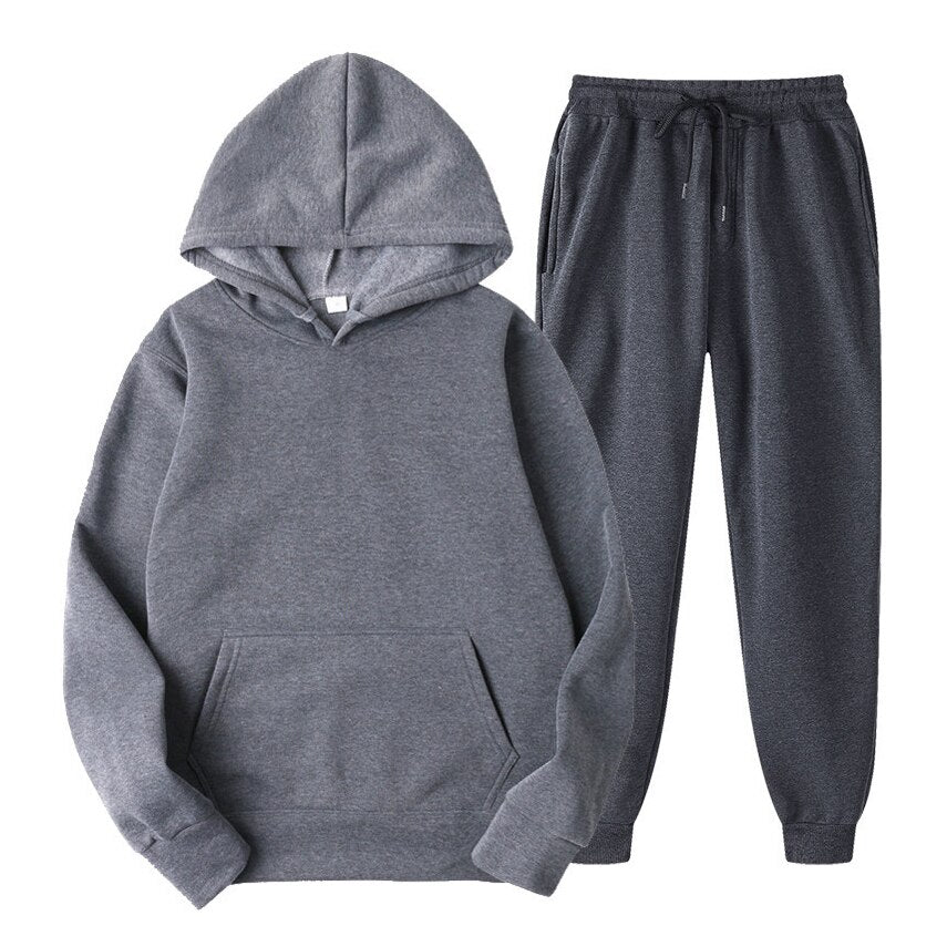 Ensemble Jogging Polaire “CosyFit” – Vert Foncé (Unisexe)