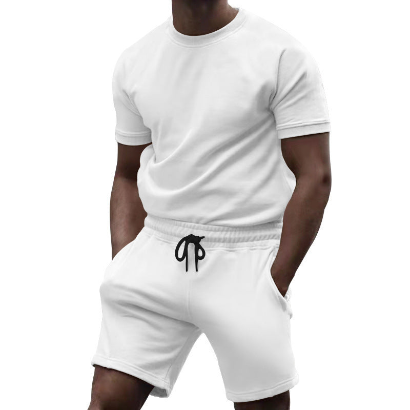 Ensemble Homme T-Shirt + Short – Sport Décontracté Été