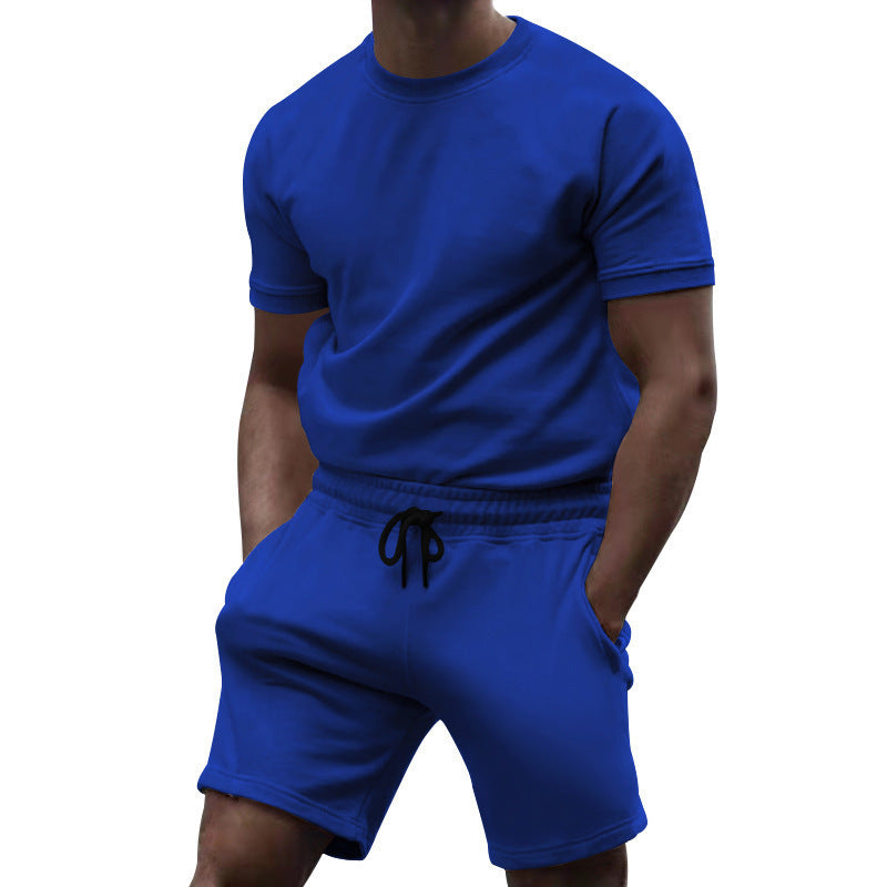 Ensemble Homme T-Shirt + Short – Sport Décontracté Été