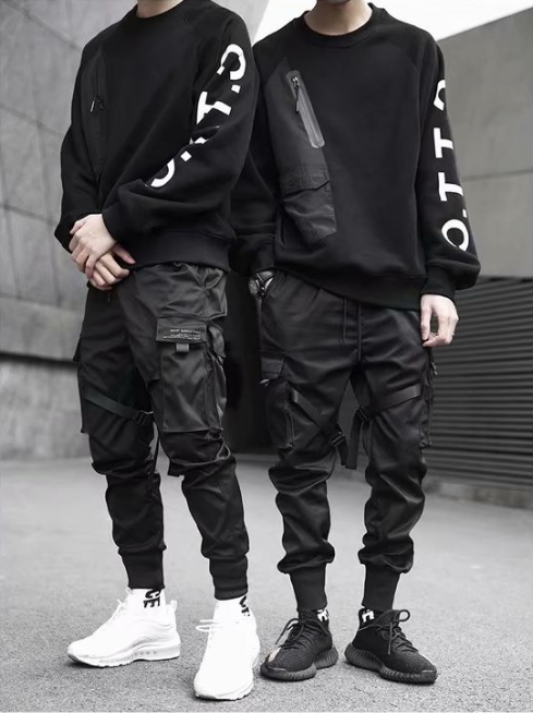 Pantalon Cargo Noir Homme – Streetwear Tactique | Look Urbain et Confort