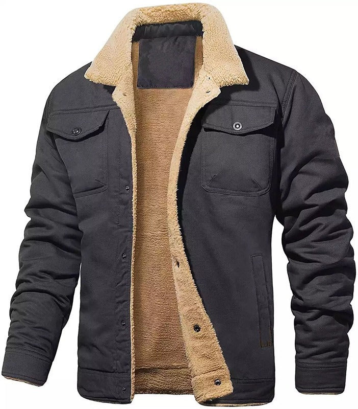 Veste Homme Sherpa – Chaude, Robuste et Stylée pour l’Hiver