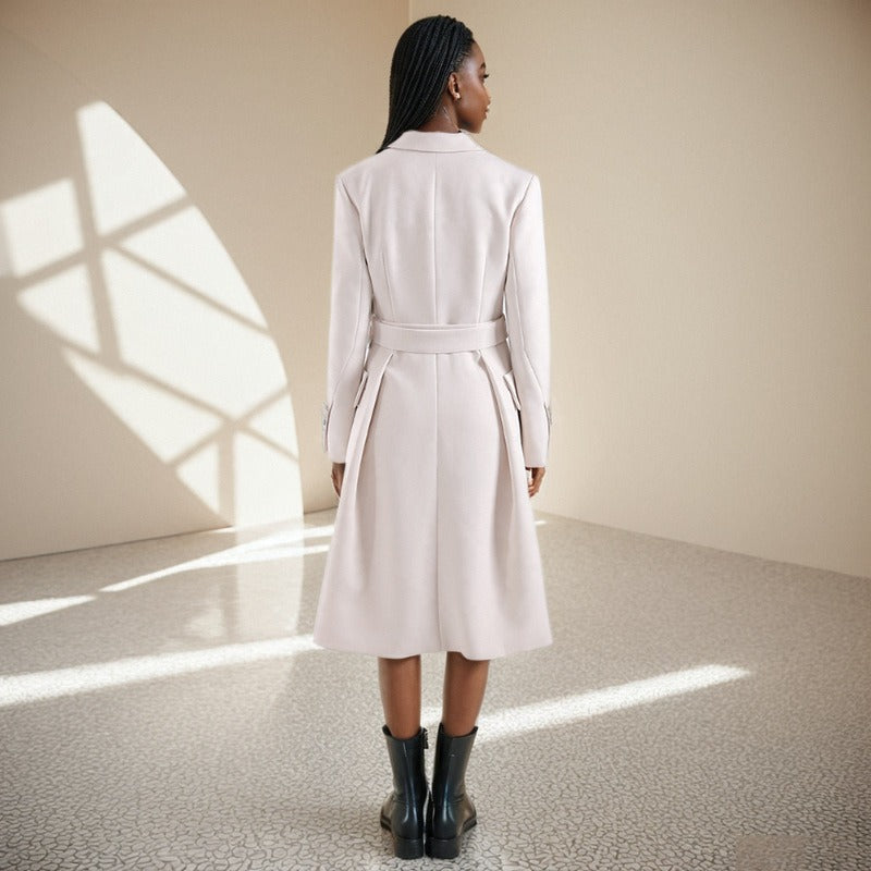 Robe Blazer Élégante avec Ceinture – Style Luxe & Moderne