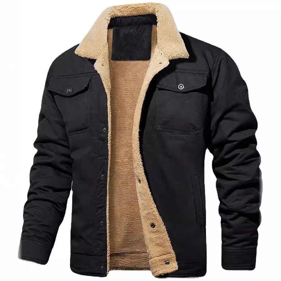 Veste Homme Sherpa – Chaude, Robuste et Stylée pour l’Hiver