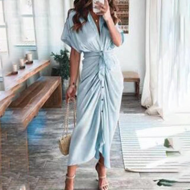 Women's Elegant Long Coat – Tailored Fit Fall/Winter Trend