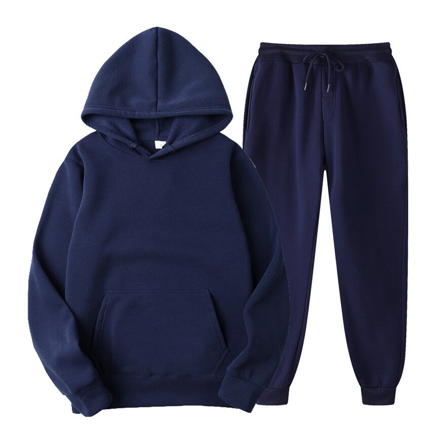 Ensemble Jogging Polaire “CosyFit” – Vert Foncé (Unisexe)