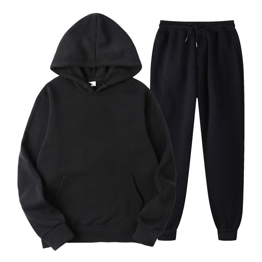 Ensemble Jogging Polaire “CosyFit” – Vert Foncé (Unisexe)