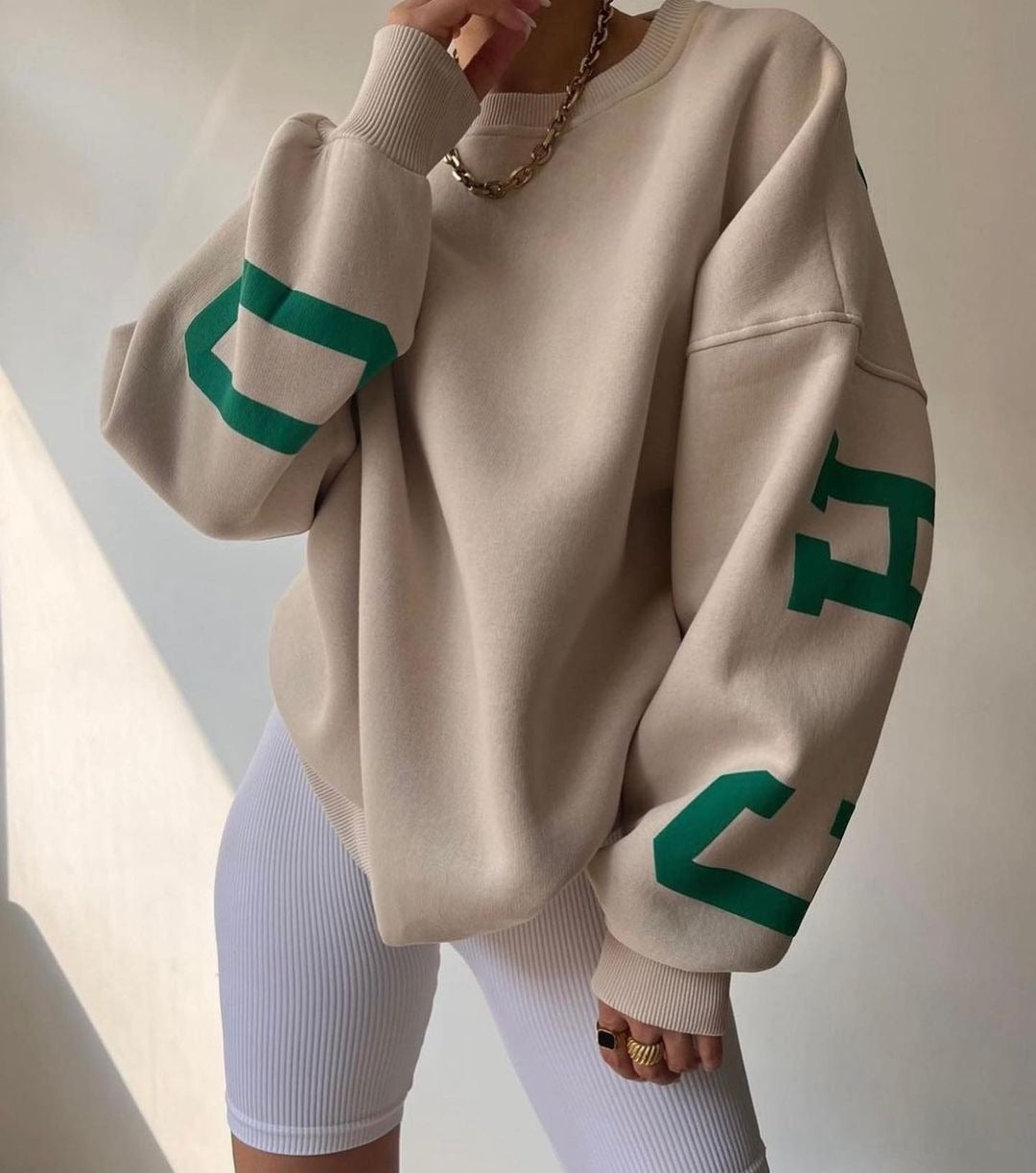 Sweat Oversize "CHICAGO NEW YORK 2025" – Streetwear Haute Tendance