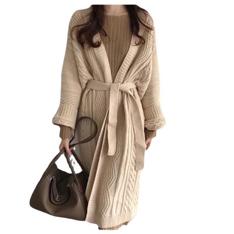 Robe-Pull Longue en Maille – Élégance & Confort en Un Seul Look