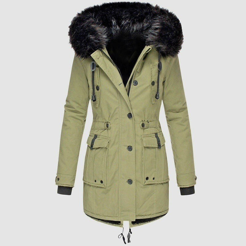 Parka Hiver Femme – Ultra chaude avec capuche à fourrure – Du S au 5XL