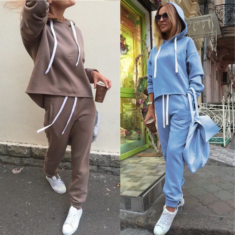 Survêtement Femme 2 Pièces – Hoodie Oversize & Jogging Douillet