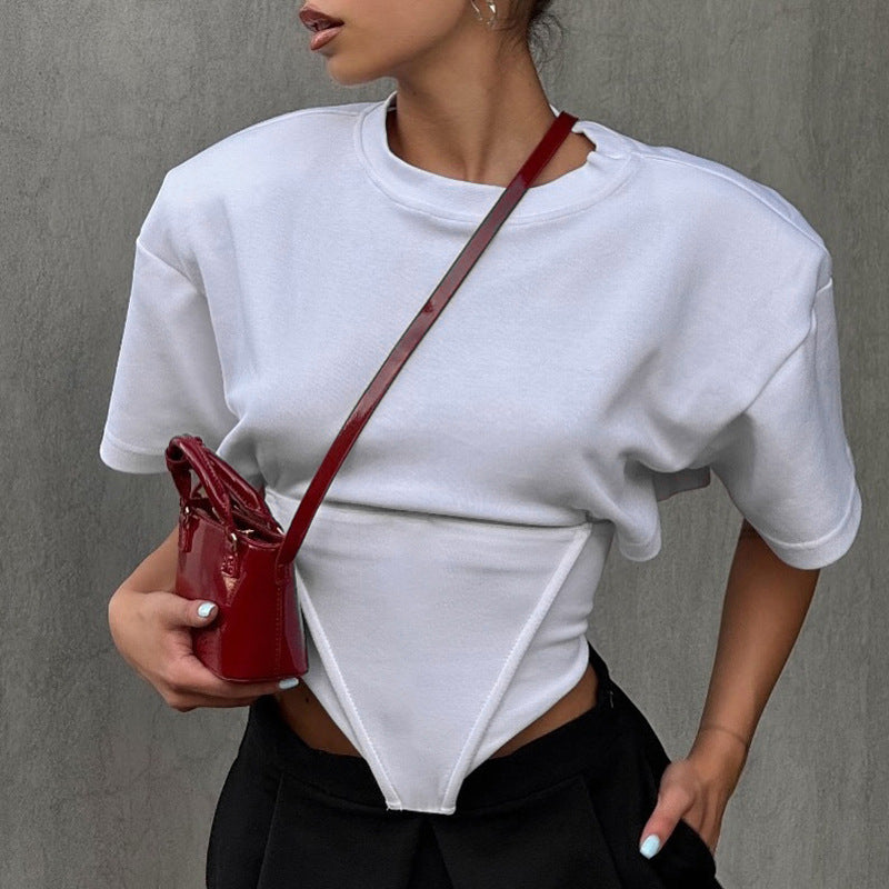 Top corset structuré – Design moderne & coupe sculptante