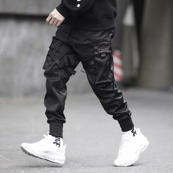 Pantalon Cargo Noir Homme – Streetwear Tactique | Look Urbain et Confort