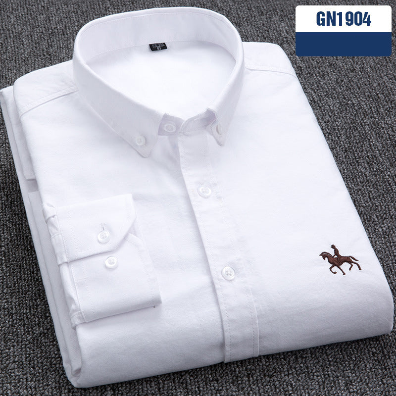 Chemise “Style Polo Club” – Rayures Élégantes Multicolores