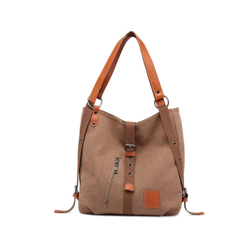 Sac à Dos Femme Multifonction en Toile – Grande Capacité Études & Voyages