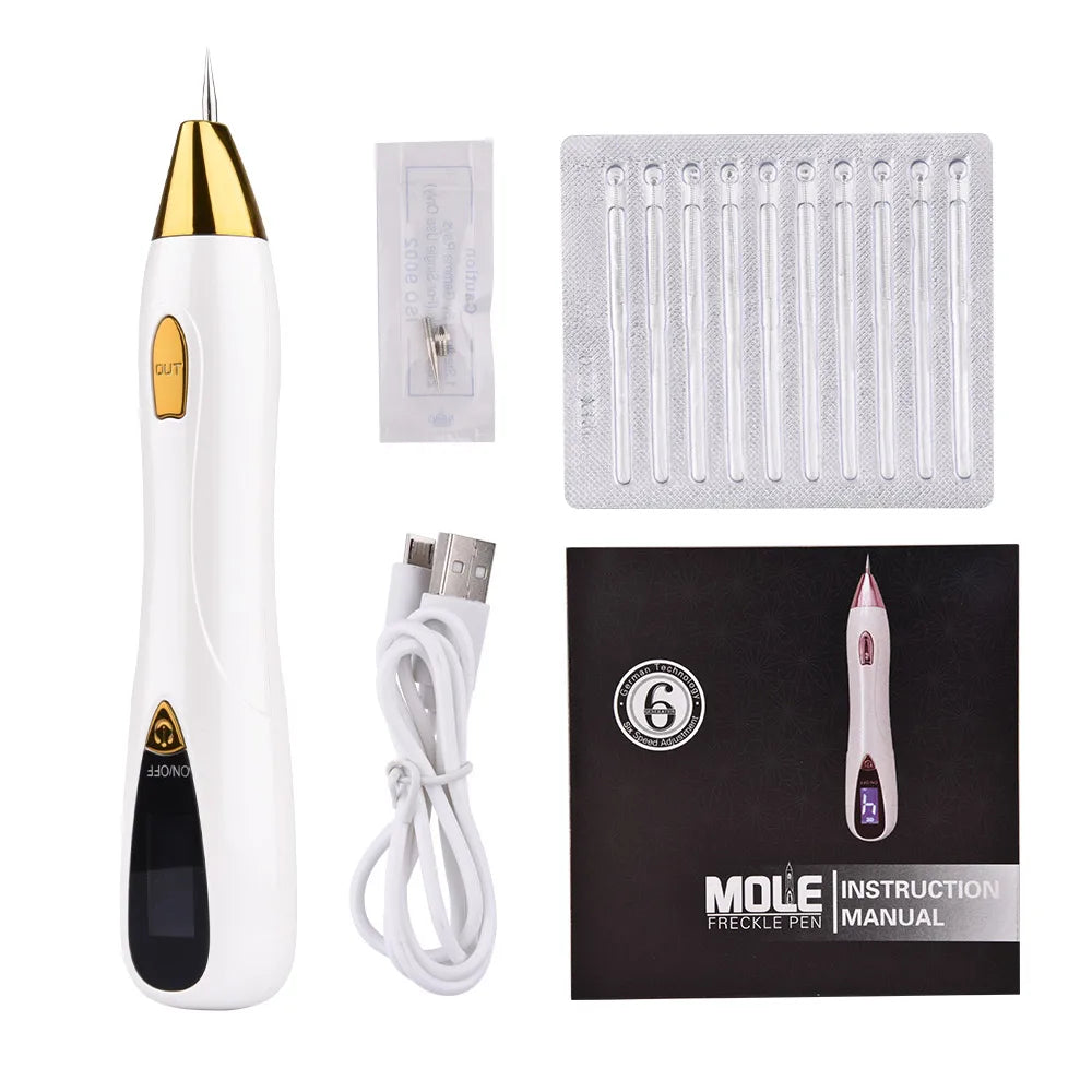 Stylo Laser Esthétique – Élimination des Taches, Grains de Beauté et Tatouages