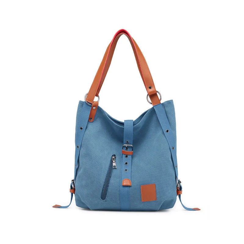 Sac à Dos Femme Multifonction en Toile – Grande Capacité Études & Voyages