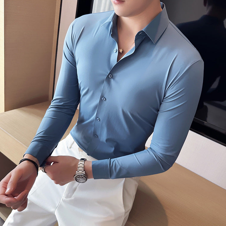 Chemise Homme Slim Fit – Élégance Minimaliste Business