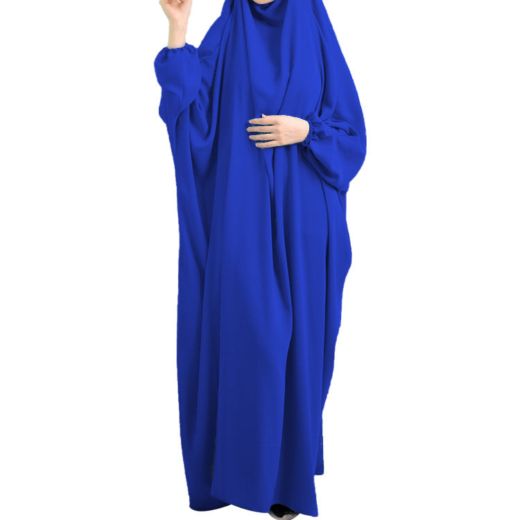 Jilbab Femme 2 pièces – Khimar long + Abaya ample | Tissu léger & couvrant | Disponible en plusieurs couleurs