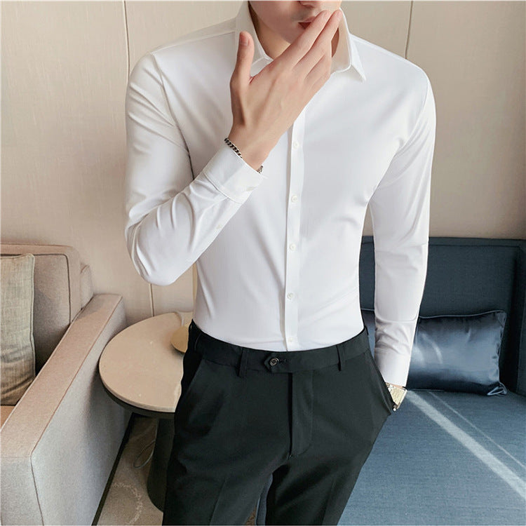 Chemise Homme Slim Fit – Élégance Minimaliste Business